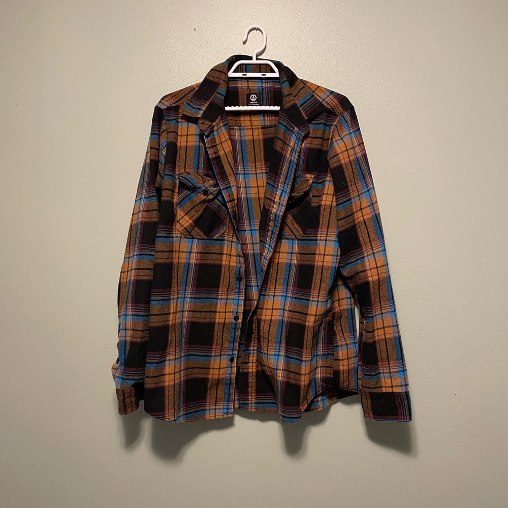Men’s Large Amnesia Plaid Shirt